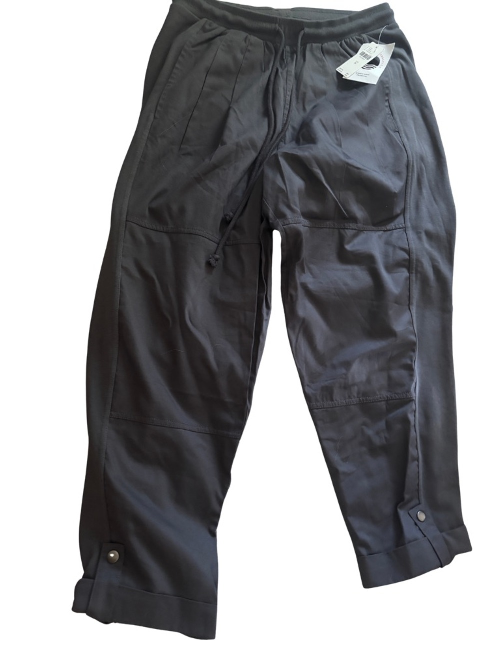 Daily Practice Anthropologie Gray Drawstring Cargo Jogger Pants